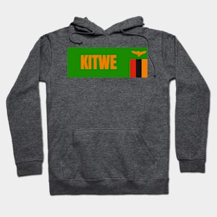 Kitwe City in Zambian Flag Hoodie